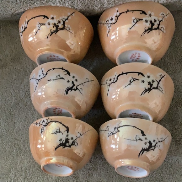 Other - 6 piece Chinese rice bowl set-excellent condition